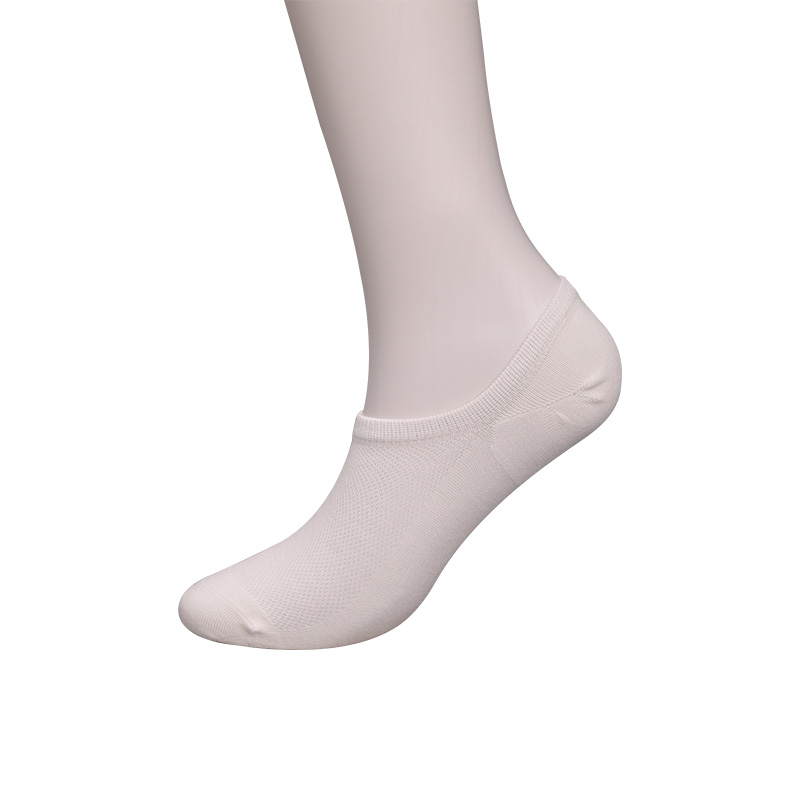 Ultradunne gekamde katoen, nylon en spandex effen half-mesh handgenaaide damessokken WSD1673