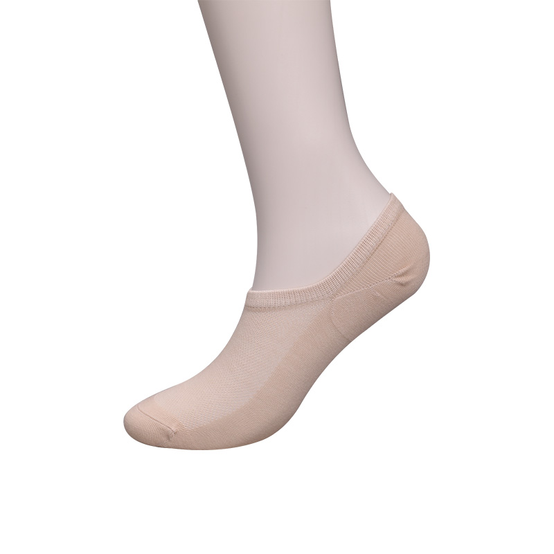 Ultradunne gekamde katoen, nylon en spandex effen half-mesh handgenaaide damessokken WSD1673