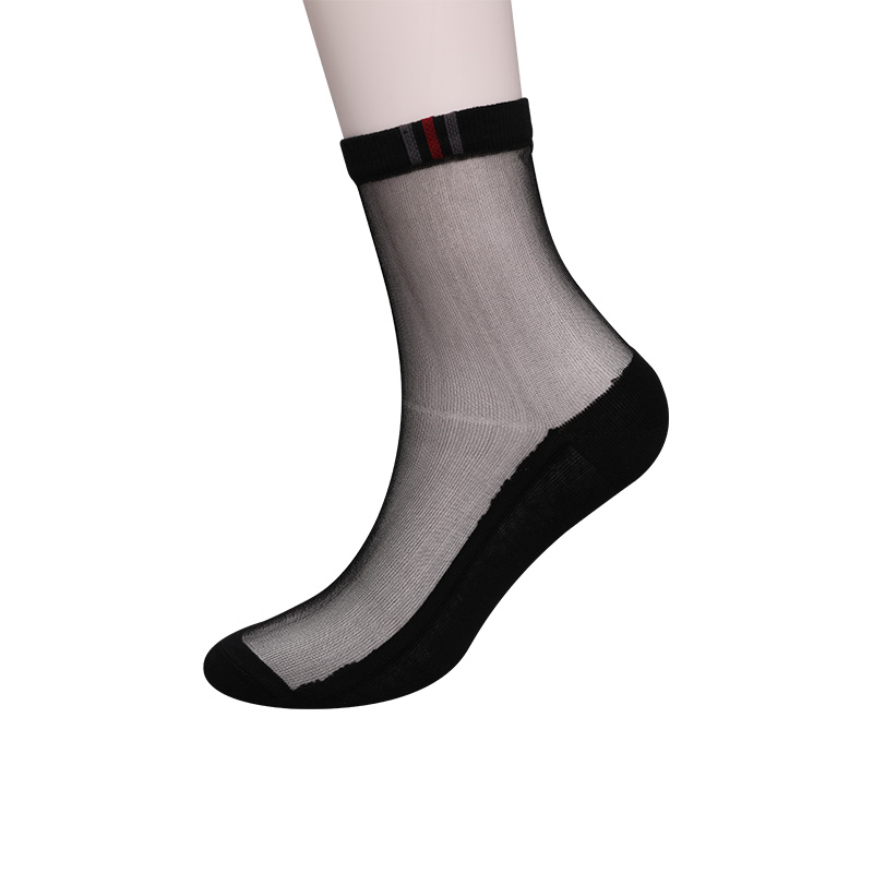 Mode casual lente en zomer katoenen onderkant herenkousen Luokou verticale gestreepte bloemen coole antislipzolen herenkousen WSD2711