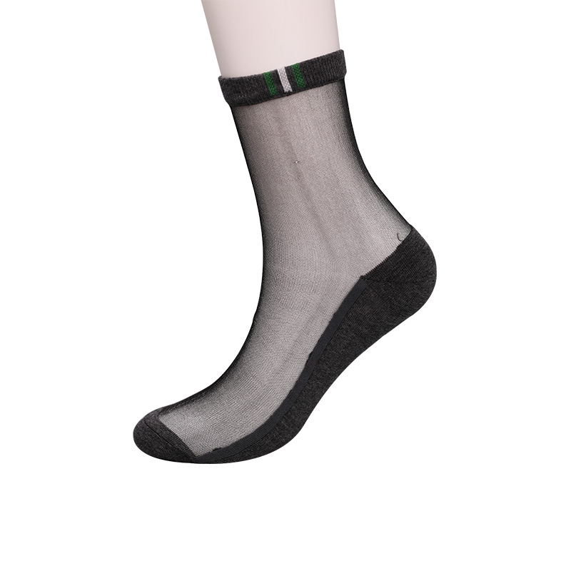 Mode casual lente en zomer katoenen onderkant herenkousen Luokou verticale gestreepte bloemen coole antislipzolen herenkousen WSD2711