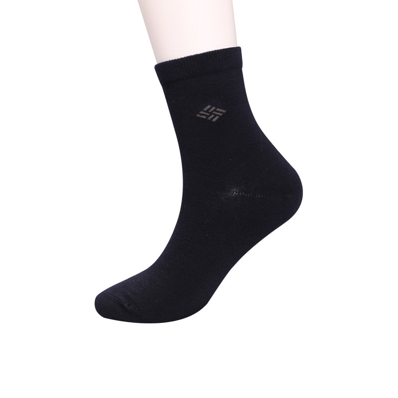 Gekamd katoen, katoen omwikkeld met ammoniak sokken, 98% katoengaren, kleine jacquard, handgenaaide herfst- en winterherensokken WSD2581