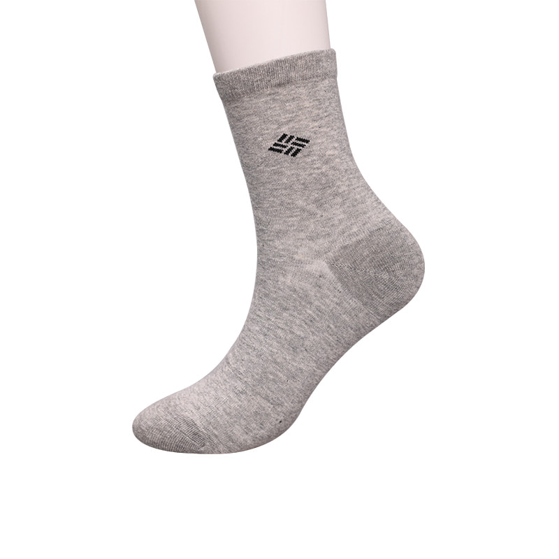Gekamd katoen, katoen omwikkeld met ammoniak sokken, 98% katoengaren, kleine jacquard, handgenaaide herfst- en winterherensokken WSD2581