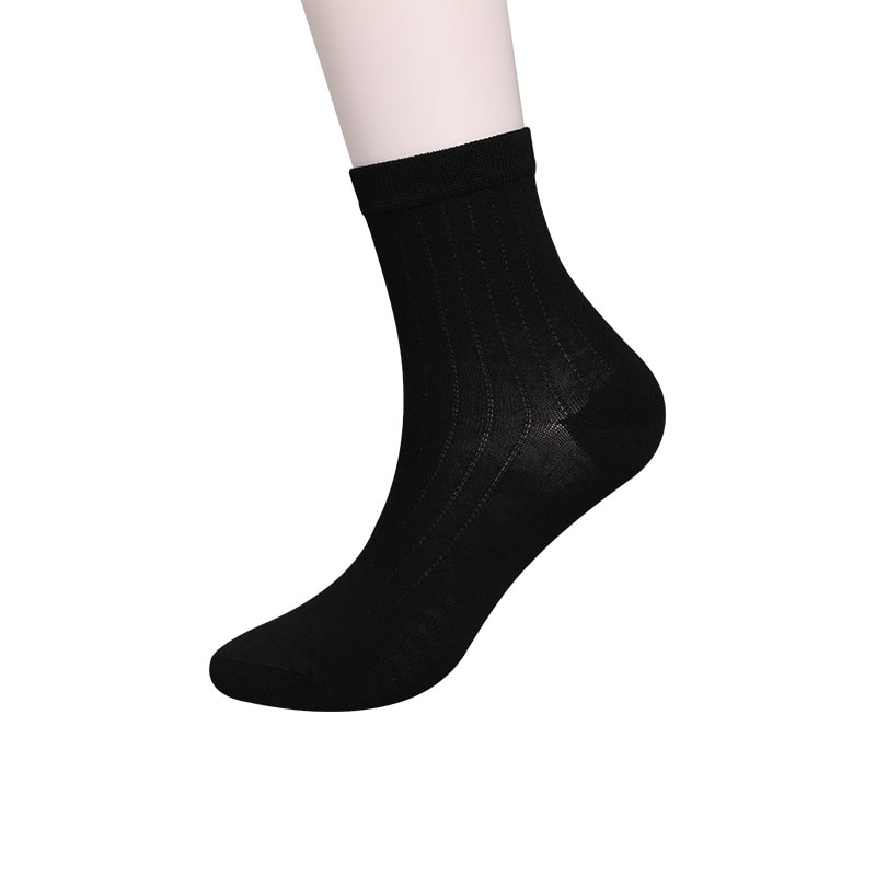 Modal Collection Cirkel Verticale Streep Bloem Zachte Handgenaaide Casual Herensokken WSD2802