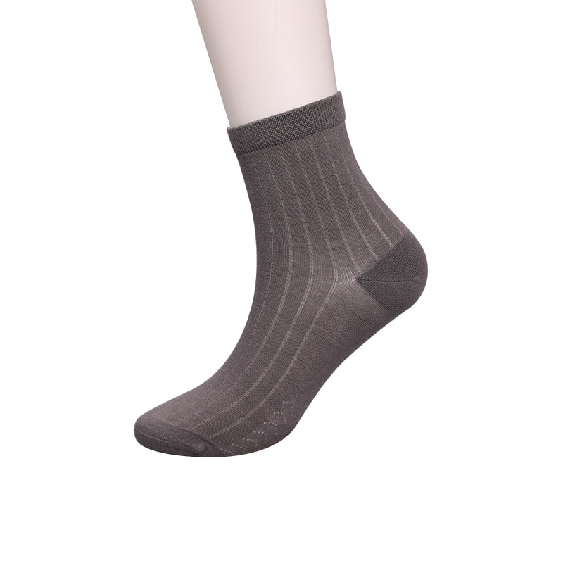 Modal Collection Cirkel Verticale Streep Bloem Zachte Handgenaaide Casual Herensokken WSD2802