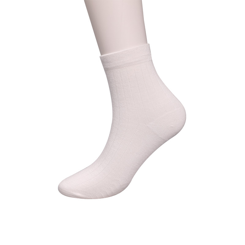 Modal Collection Cirkel Verticale Streep Bloem Zachte Handgenaaide Casual Herensokken WSD2802
