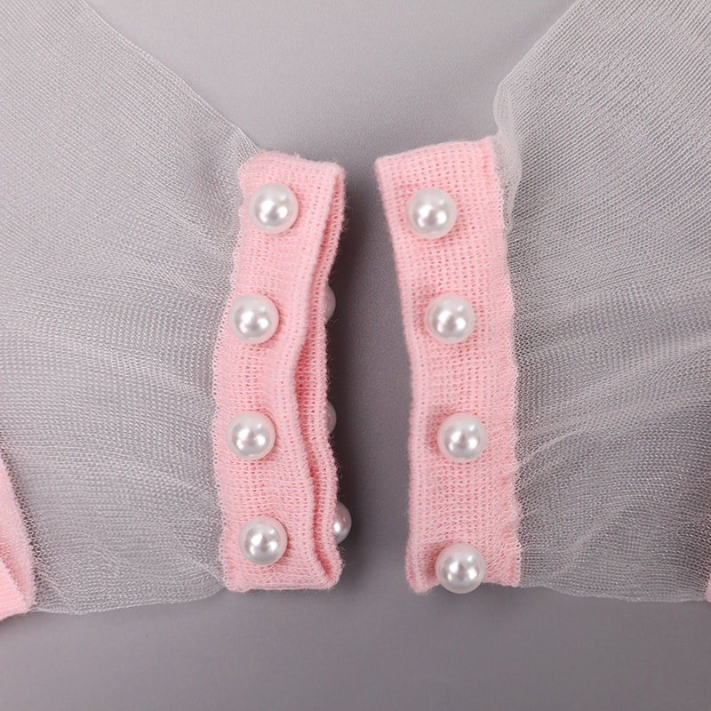 Mode nylon transparante zijde katoenen onderkant vrouwen bootsokken top parel glas kristal zijde vrouwen bootsokken WSD1288