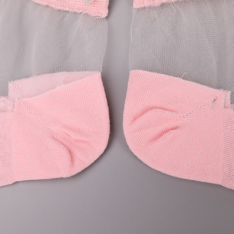 Mode nylon transparante zijde katoenen onderkant vrouwen bootsokken top parel glas kristal zijde vrouwen bootsokken WSD1288