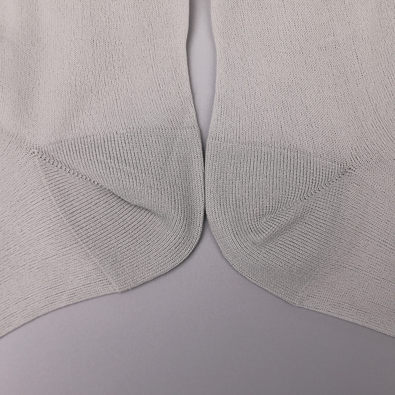Mode transparante nylon zijde katoenen onderkant damessokken Superfijne nylon transparante zijden damessokken Kristalzijde damessokken WSD1946