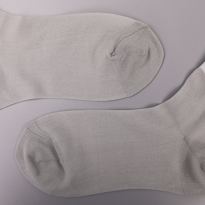 Mode transparante nylon zijde katoenen onderkant damessokken Superfijne nylon transparante zijden damessokken Kristalzijde damessokken WSD1946