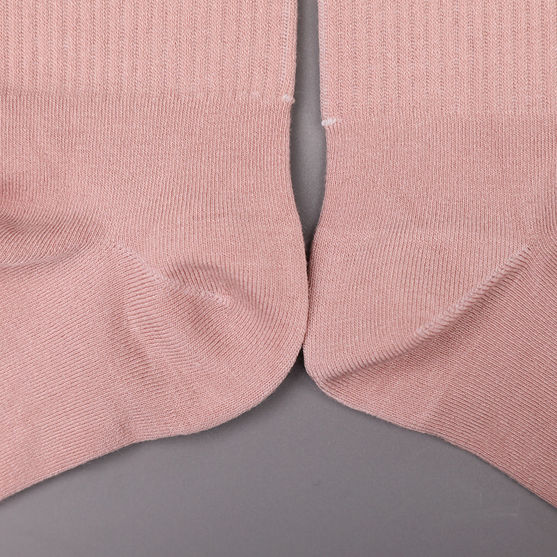Zacht gesponnen zijden nylon bedekt met ammoniak 2 horizontale stroken en versterkte handgestikte damessokken WSD1536