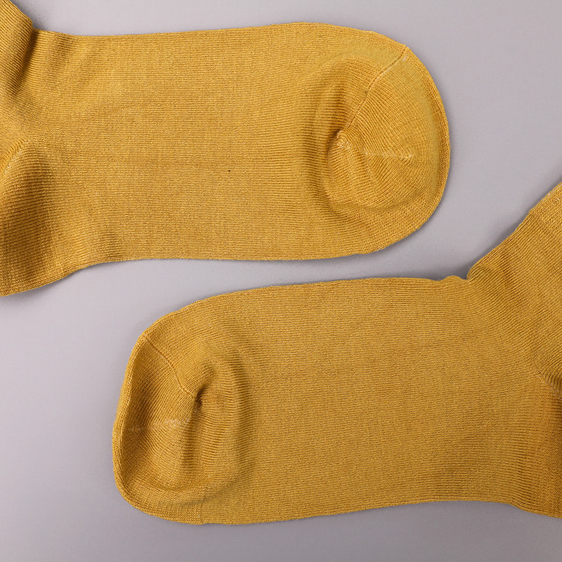 Zacht gesponnen zijden nylon bedekt met ammoniak 2 horizontale stroken en versterkte handgestikte damessokken WSD1536