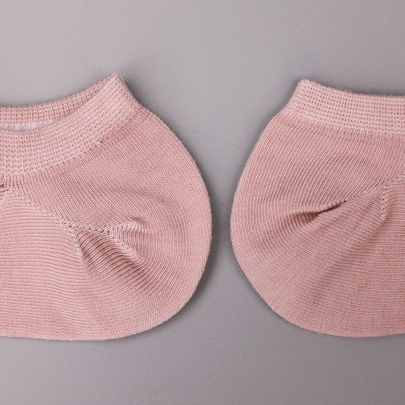Ultradunne gekamde katoen, nylon en spandex effen half-mesh handgenaaide damessokken WSD1673