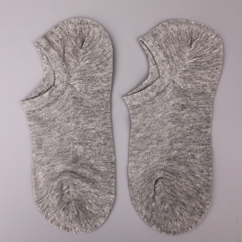 Ultradunne gekamde katoen, nylon en spandex effen half-mesh handgenaaide damessokken WSD1673