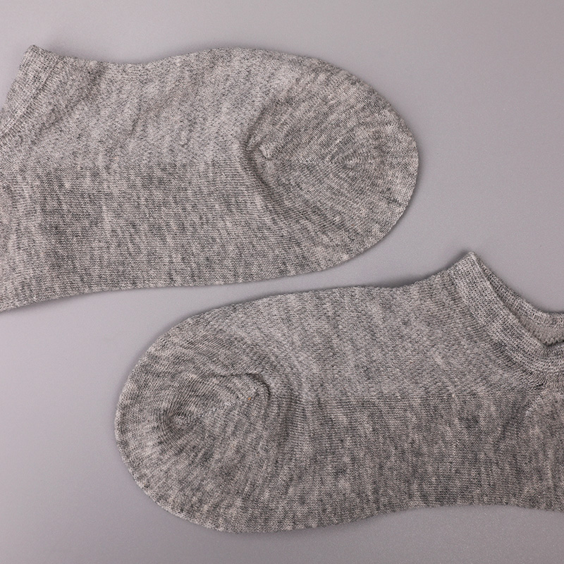 Ultradunne gekamde katoen, nylon en spandex effen half-mesh handgenaaide damessokken WSD1673