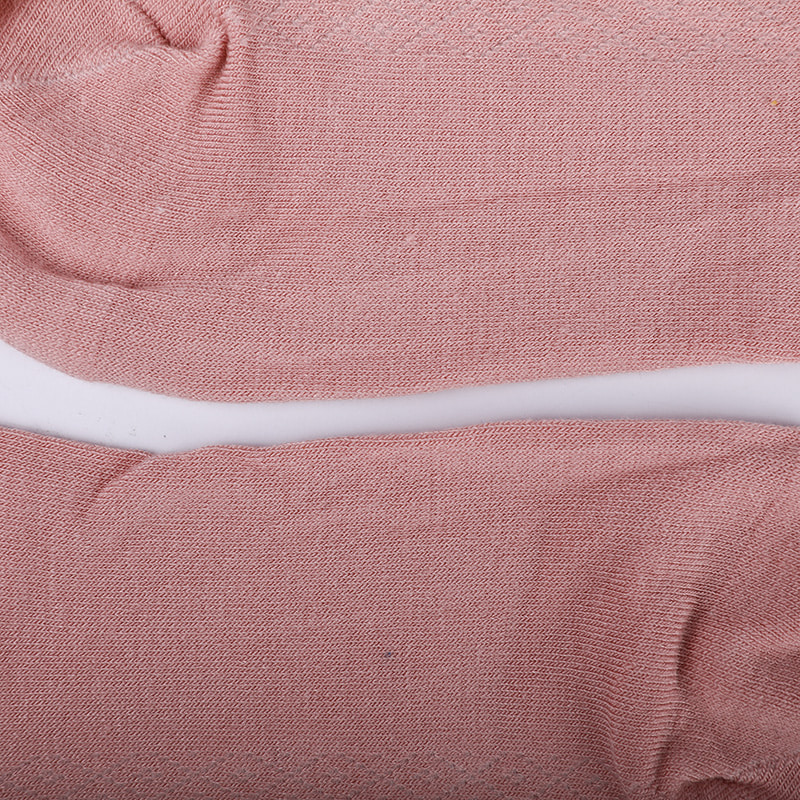 Zachte nylon tas van bamboevezel, dunne kleine diamanten casual damessokken, met de hand genaaide damessokken WSD1689