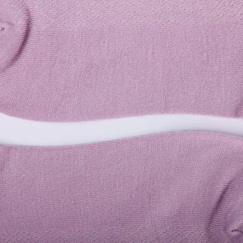 Zachte nylon tas van bamboevezel, dunne kleine diamanten casual damessokken, met de hand genaaide damessokken WSD1689