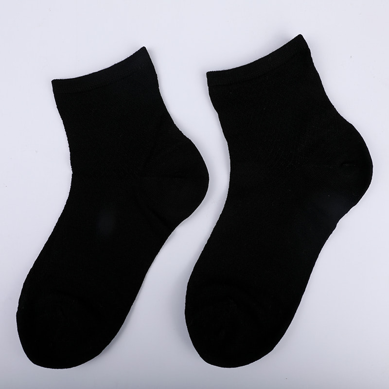 Zachte nylon tas van bamboevezel, dunne kleine diamanten casual damessokken, met de hand genaaide damessokken WSD1689