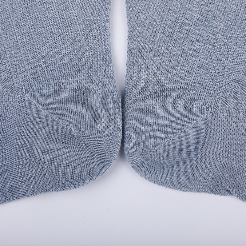 Zachte nylon tas van bamboevezel, dunne kleine diamanten casual damessokken, met de hand genaaide damessokken WSD1689