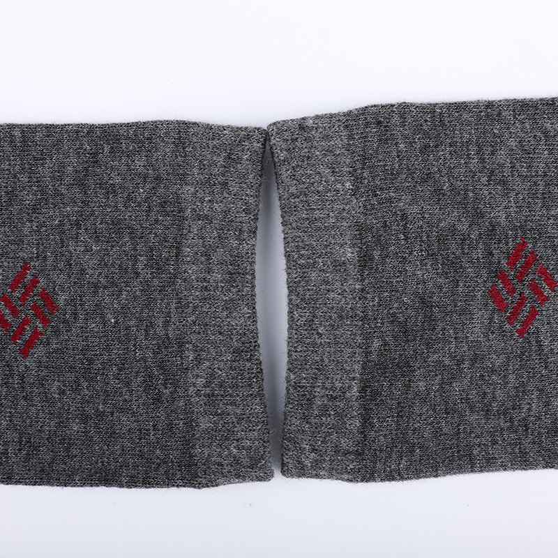 Gekamd katoen, katoen omwikkeld met ammoniak sokken, 98% katoengaren, kleine jacquard, handgenaaide herfst- en winterherensokken WSD2581