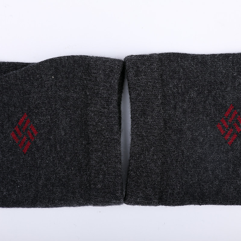 Gekamd katoen, katoen omwikkeld met ammoniak sokken, 98% katoengaren, kleine jacquard, handgenaaide herfst- en winterherensokken WSD2581