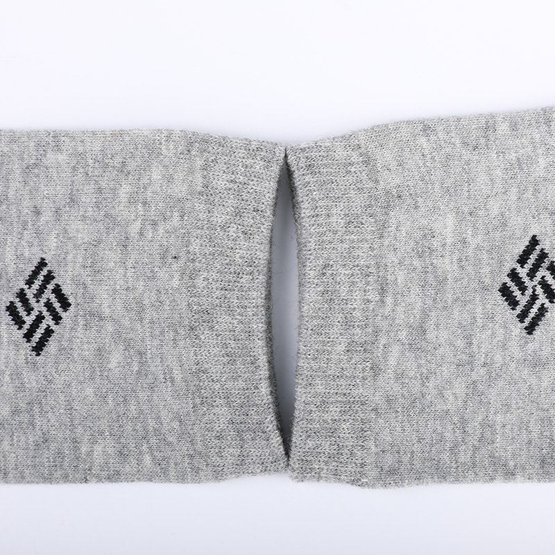 Gekamd katoen, katoen omwikkeld met ammoniak sokken, 98% katoengaren, kleine jacquard, handgenaaide herfst- en winterherensokken WSD2581