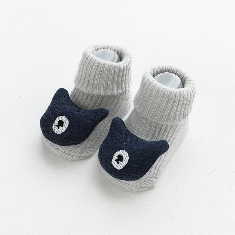 Driedimensionale pop-babysokjes voor pasgeborenen, antislip-babysokjes voor kinderen